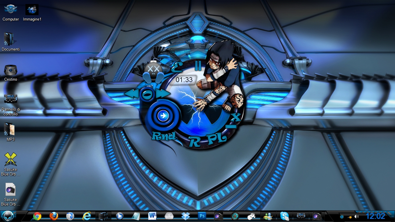 Sasuke Blue Orb by Mr Rearm